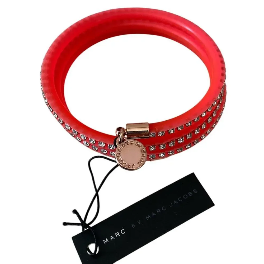Marc by Marc Jacob’s Elegant Knockout Pink Wrap Bracelet NEW